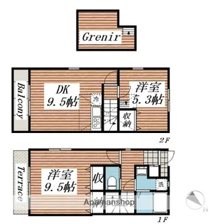 カサグランデ石神井公園【1階】の間取り