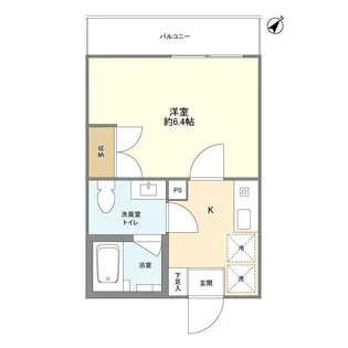 サンレイ市ヶ谷【2階】の間取り