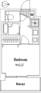 1Kの間取り画像