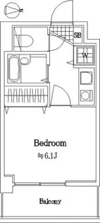 ロイヤルガーデン哲学堂【602号室】の間取り