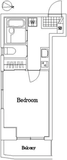 スカイコート新宿曙橋【3階】の間取り