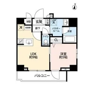 GRAND CONCIERGE 恵比寿【3階】の間取り