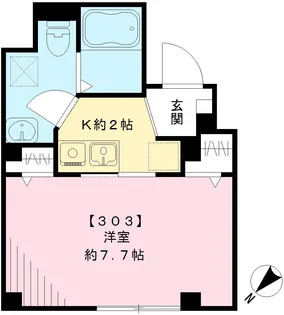 ルート・エイ【303号室号室】の間取り