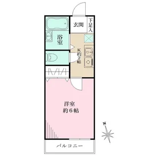 グリーンタウン5【2階】の間取り