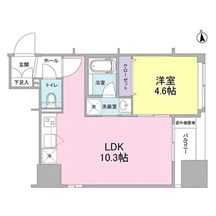 リバーレ東新宿【3階】の間取り