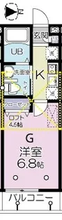 グランビル清水【2階】の間取り