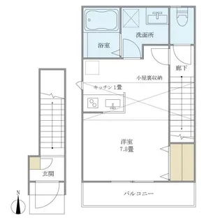 カーサ シトラス【2階】の間取り