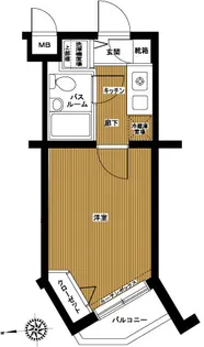 フェニックス芦花公園駅前壱番館【3階】の間取り