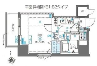 ZOOM東新宿【12階】の間取り