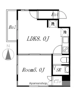 ガーデン杉並【2階】の間取り