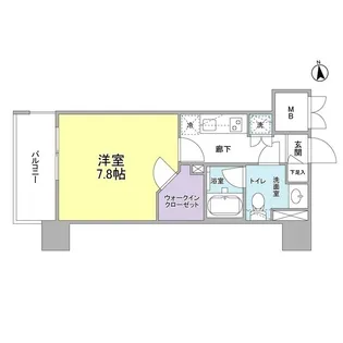 VANTAGE HASUNE【2階】の間取り