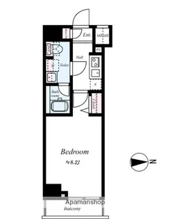 メインステージ武蔵関駅前Ⅱ【5階】の間取り