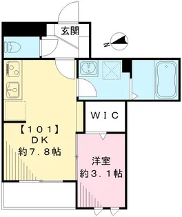 カーサ クレール【1階】の間取り