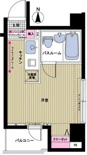 フェニックス西新宿5丁目弐番館【3階】の間取り
