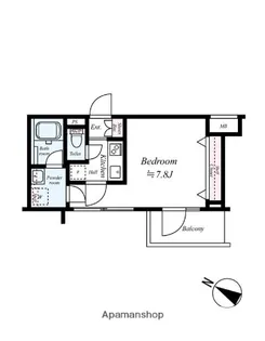 クレヴィスタ板橋志村【4階】の間取り