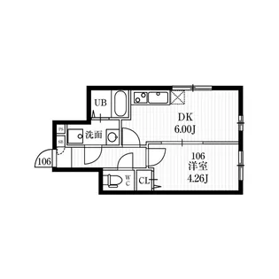 ミハス成増【1階】の間取り