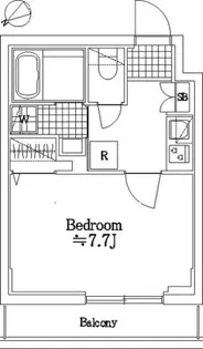 ハーモニーレジデンス池袋メトロゲート【5階】の間取り