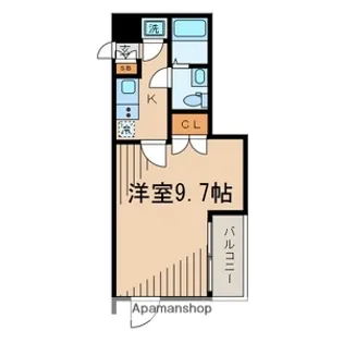 ビバリーホームズ石神井台【411号室号室】の間取り