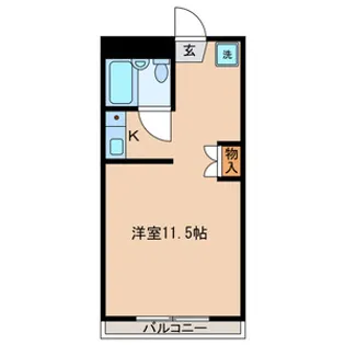 コーポラス松原【2階】の間取り