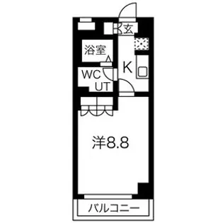 スパシエステージ北沢【4階】の間取り