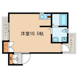 カルム リビオン【3階】の間取り