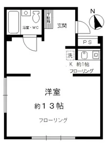 ディアモンテ方南町【1階】の間取り