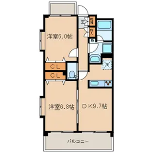 あるふぁⅡ【1階】の間取り