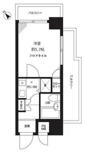 藤和シティコープ新大塚II【5階】の間取り