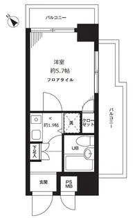藤和シティコープ新大塚II【7階】の間取り