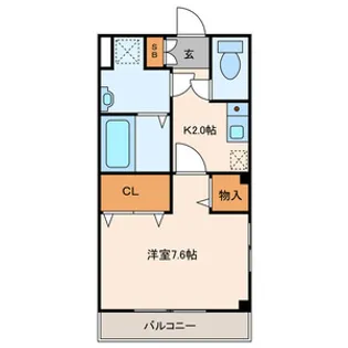 エクセドラ北参道【2階】の間取り