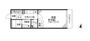 恩京アムールビル【7階】の間取り