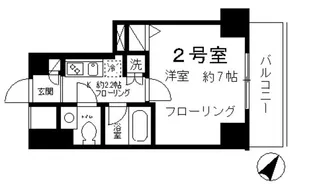南大塚パレス【7階】の間取り