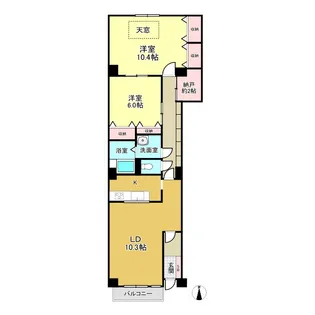 グレース目白【1階】の間取り