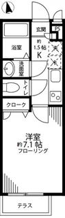 アンソレイユ.Y【1階】の間取り