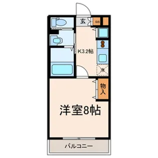 サンメゾン【2階】の間取り