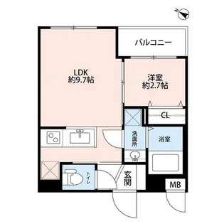 プレール・ドゥーク平和台【2階】の間取り