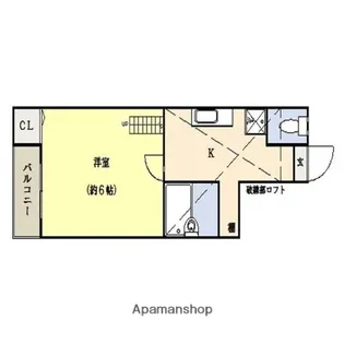 S・K 江古田【207号室号室】の間取り