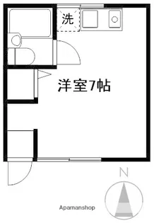 ビラカワシマ【2B号室】の間取り