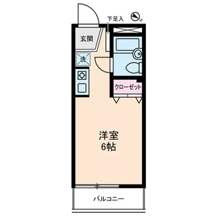 カーサグリスメイユー【1階】の間取り