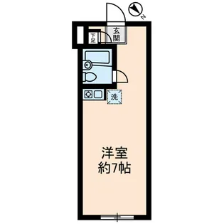 ダイヤモンドレジデンス北大塚【1階】の間取り