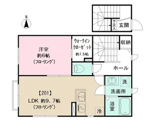 MAISON DE SOLEIL【2階】の間取り
