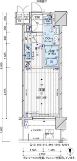 メインステージパーク大山【1110号室】の間取り