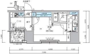 メインステージ信濃町【203号室号室】の間取り