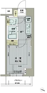 メインステージ西新宿【10階】の間取り