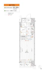 1Kの間取り画像