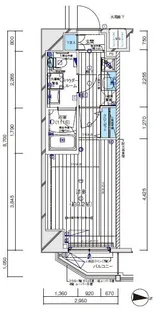 メインステージ板橋EAST【201号室号室】の間取り