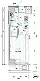 メインステージ武蔵関駅前Ⅱ【3階】の間取り