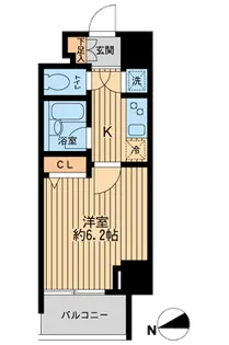 HF早稲田レジデンス【3階】の間取り