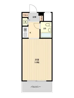 ジョイフル池袋要町【0202号室】の間取り