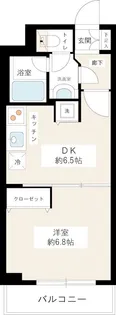 カスタリア新宿御苑【8階】の間取り